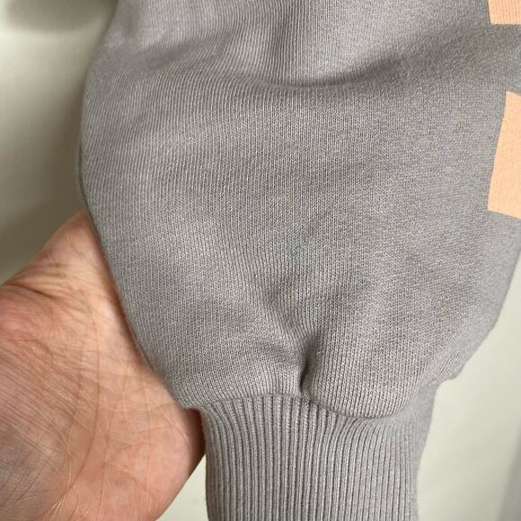 ROTATE BIRGER CHRISTENSEN Sunday Viola Organic Cotton Cropped Hoodie Medium - Picture 7 of 13